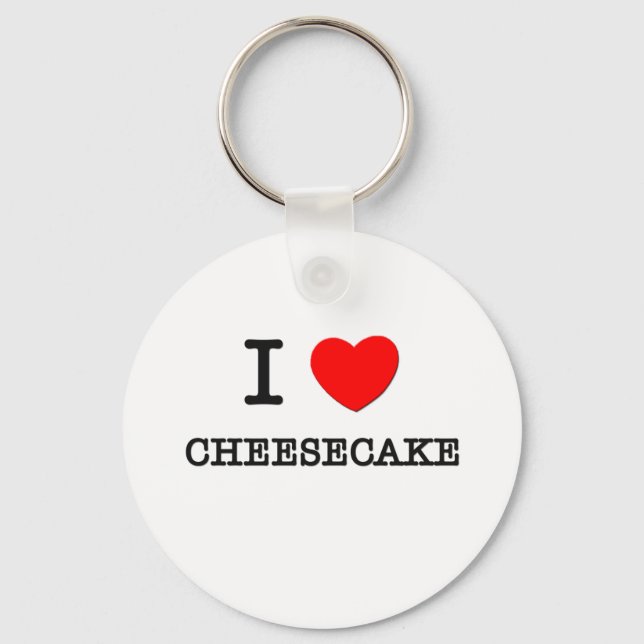 Chaveiro Eu Adoro Cheesecake (Frente)
