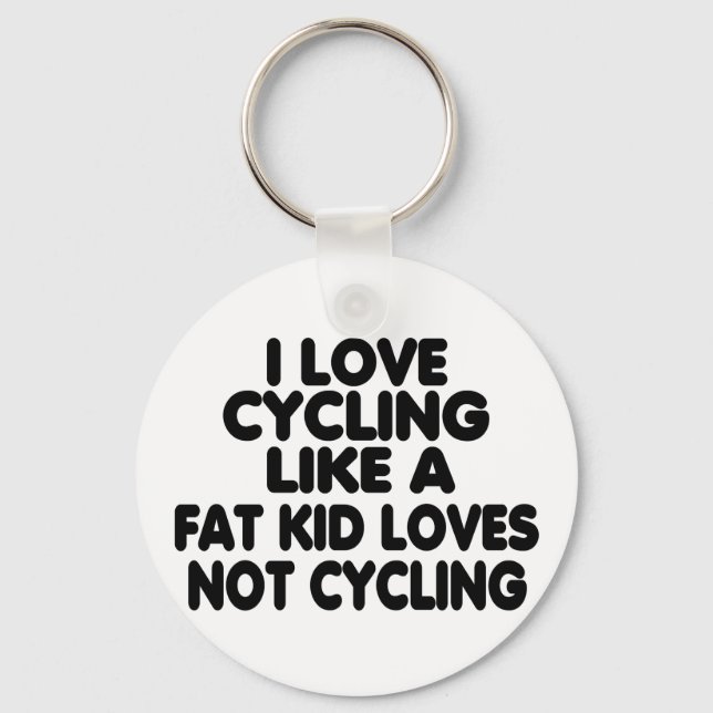 Chaveiro Eu Adoro Ciclismo (Frente)