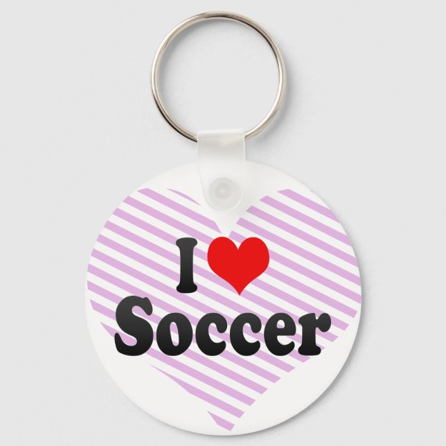 Chaveiro Eu adoro futebol (Frente)