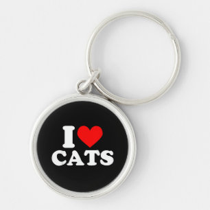 Chaveiro Eu Adoro Gatos - Eu Adoro Gatos Eu Amo Gatos