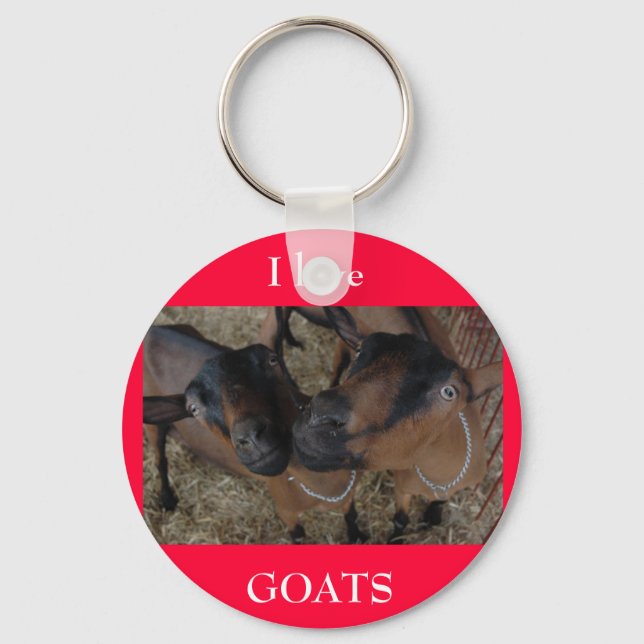 Chaveiro Eu adoro GOATS (Frente)