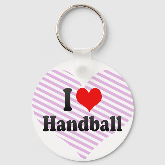 Chaveiro Eu adoro Handball (Frente)