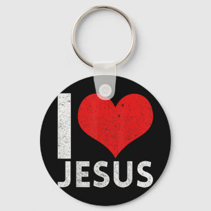 Chaveiro Eu adoro Jesus T-Shirt Você é um devoto Patriótico
