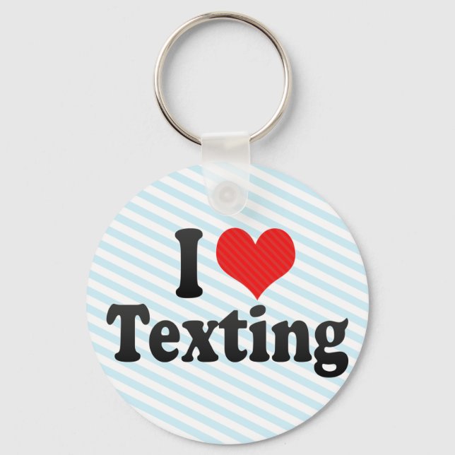 Chaveiro Eu adoro mandar SMS (Frente)