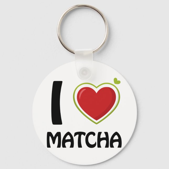 Chaveiro Eu adoro Matcha T-Shirt (Frente)
