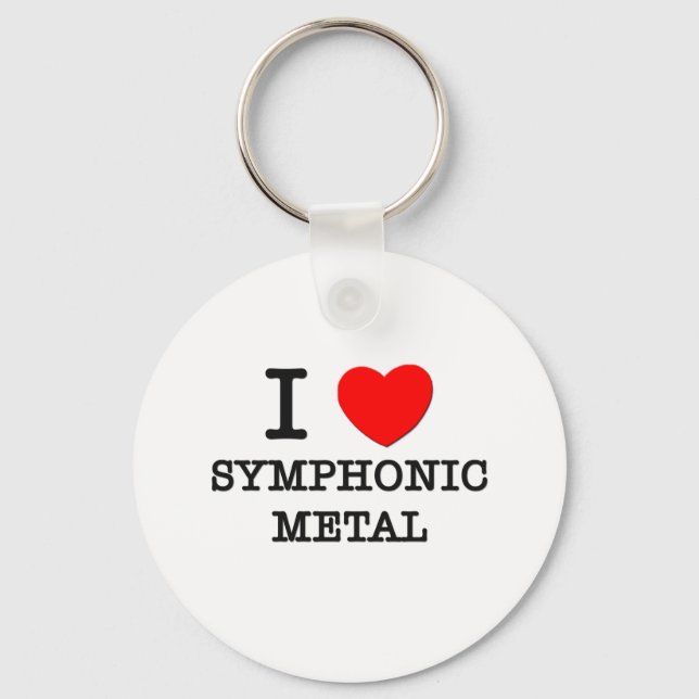 Chaveiro Eu adoro metal sinfônico (Frente)