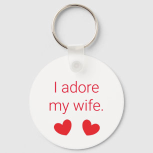 Chaveiro Eu Adoro Minha Esposa