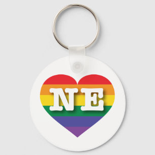 Chaveiro Eu adoro Nebraska Orgulho gay