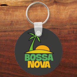 Chaveiro Eu adoro o presente de Bossa Nova para amantes da