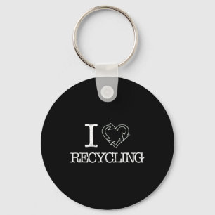 Chaveiro Eu adoro o Reciclagem Clima Mudanças Climáticas Ci