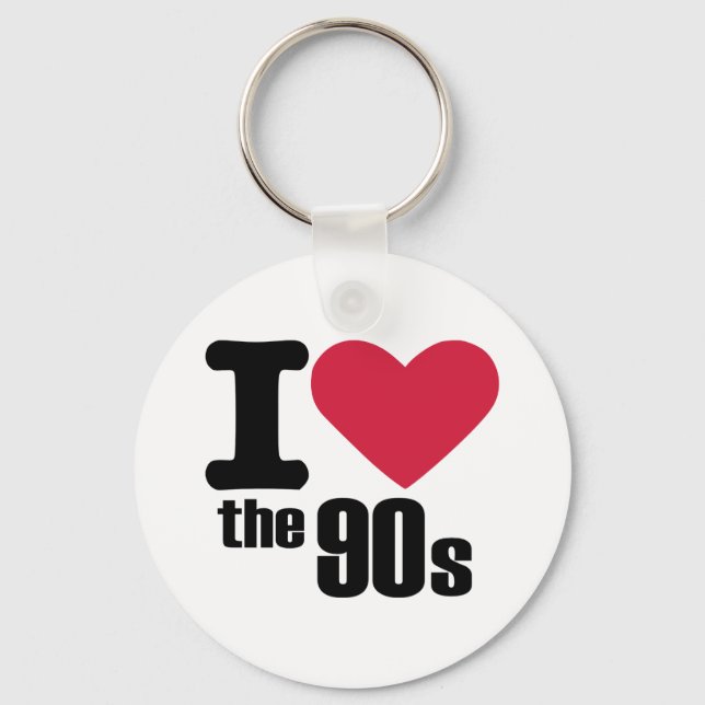 Chaveiro Eu adoro os anos 90 (Frente)
