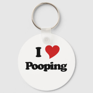 Chaveiro Eu Adoro Pooping