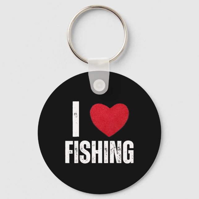 Chaveiro Eu Adoro Presentes De Pesca Para Crianças Pescaran (Frente)