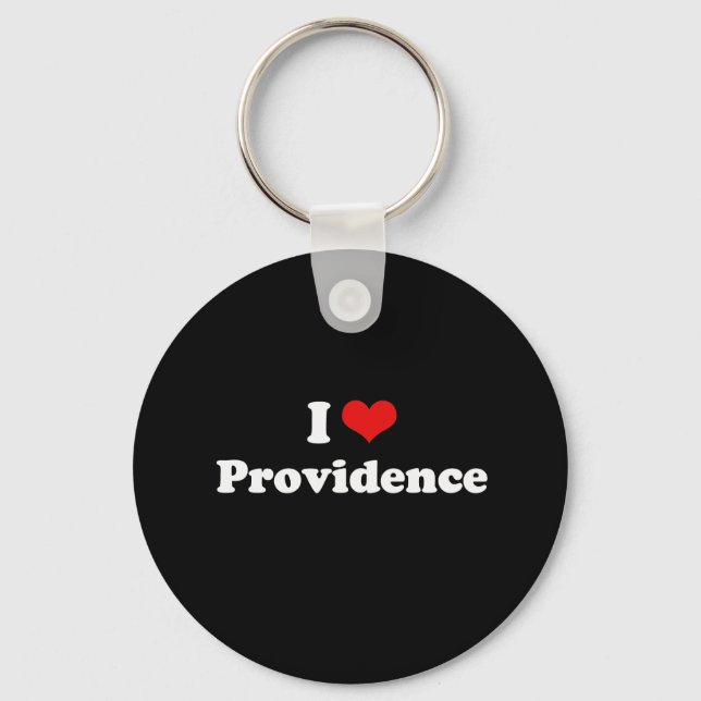 Chaveiro Eu Adoro Providence Tshirt Branca (Frente)