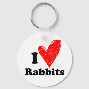 Chaveiro Eu adoro Rabbits