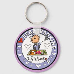 Chaveiro Eu Adoro Scrapbooking