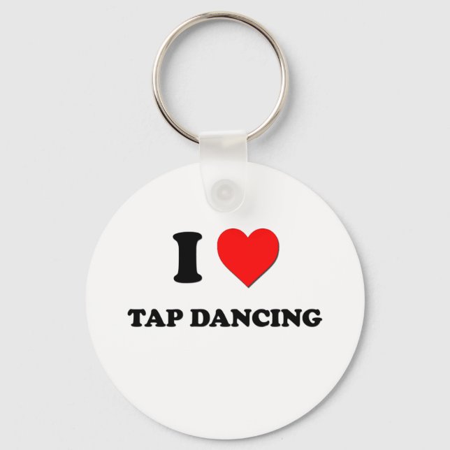 Chaveiro Eu adoro Tap Dancing (Frente)