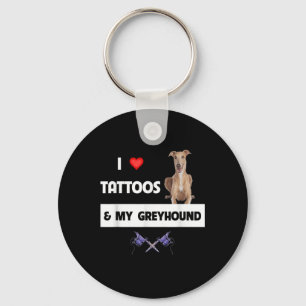 Chaveiro Eu Adoro Tatuagens E Minha Tatuagem De Cachorro De