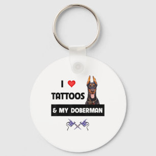 Chaveiro Eu Adoro Tatuagens E Minha Tatuagem De Cachorro Do