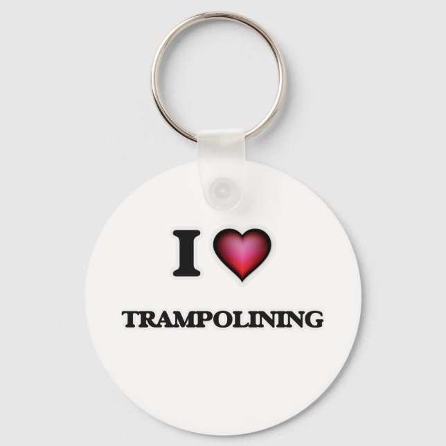 Chaveiro Eu Adoro Trampoline (Frente)