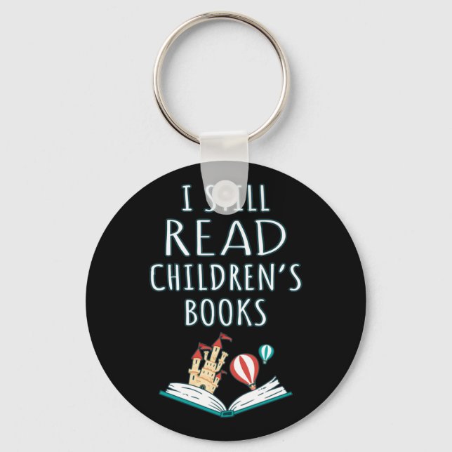 Chaveiro Eu ainda leio livros infantis II (Frente)