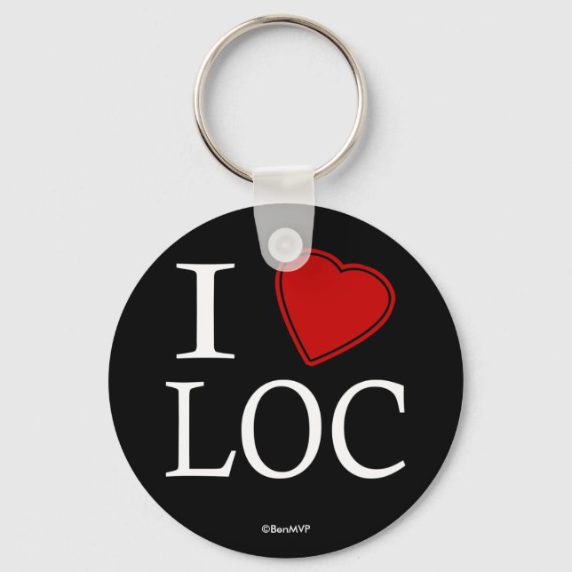 Chaveiro Eu Amo (Frente)