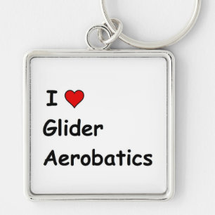 Chaveiro Eu Amo A Aerobática Glider