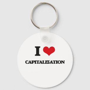 Chaveiro Eu amo a capitalização