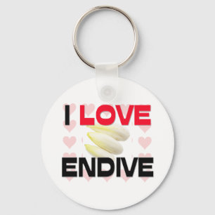 Chaveiro Eu amo a endívia