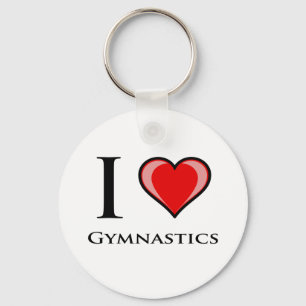 Chaveiro Eu amo a ginástica