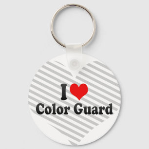 Chaveiro Eu amo a guarda de cor