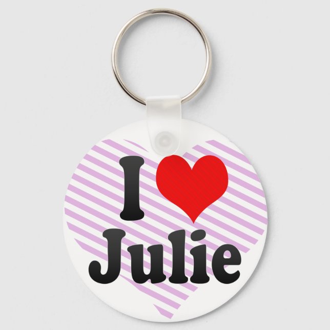 Chaveiro Eu amo a Julie (Frente)