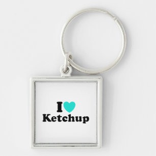 Chaveiro Eu amo a ketchup