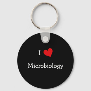 Chaveiro Eu amo a microbiologia