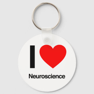 Chaveiro eu amo a neurociência