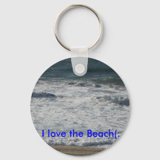 Chaveiro Eu amo a praia (: