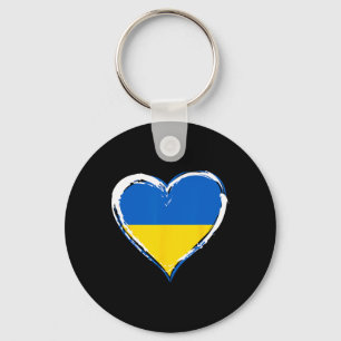 Chaveiro Eu Amo a Ucrânia - Fico Com a Ucrânia - Bandeira d