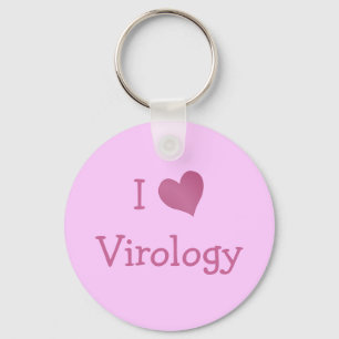 Chaveiro Eu amo a virologia