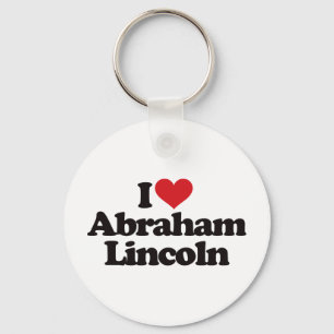 Chaveiro Eu amo Abraham Lincoln