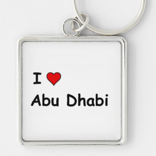Chaveiro Eu amo Abu Dhabi