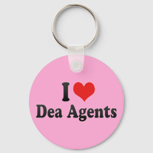 Chaveiro Eu amo agentes de Dea