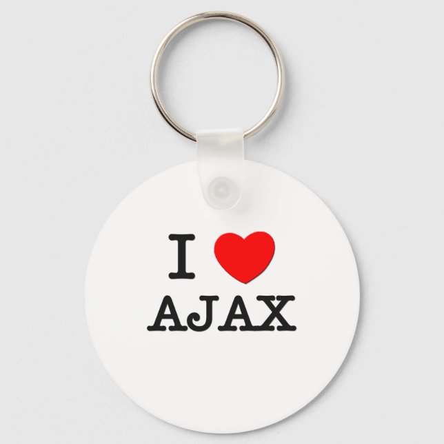 Chaveiro Eu Amo Ajax (Frente)