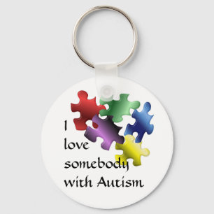 Chaveiro Eu amo alguém com autismo