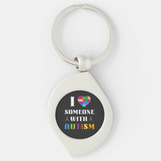 Chaveiro Eu Amo Alguém com Autismo