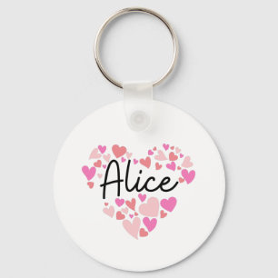 Chaveiro Eu amo Alice