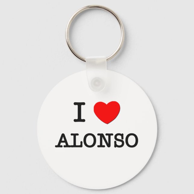 Chaveiro Eu Amo Alonso (Frente)