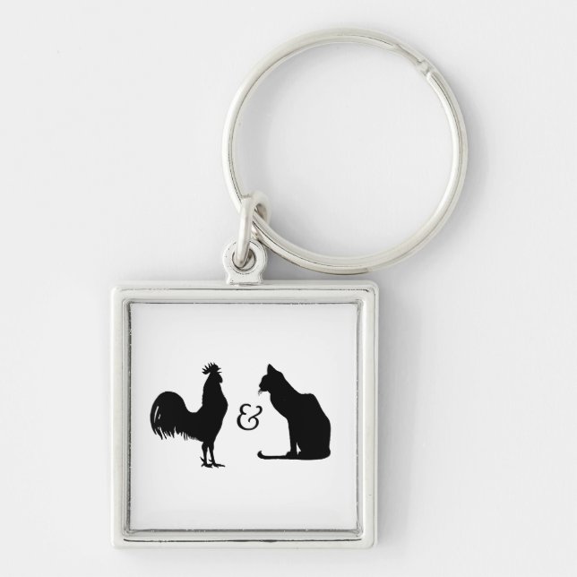 Chaveiro Eu amo ambos (Frente)