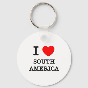 Chaveiro Eu amo Ámérica do Sul