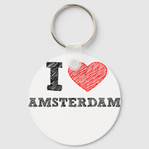 Chaveiro Eu amo Amsterdão