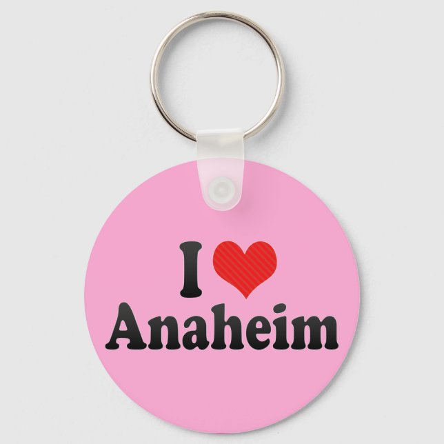 Chaveiro Eu Amo Anaheim (Frente)